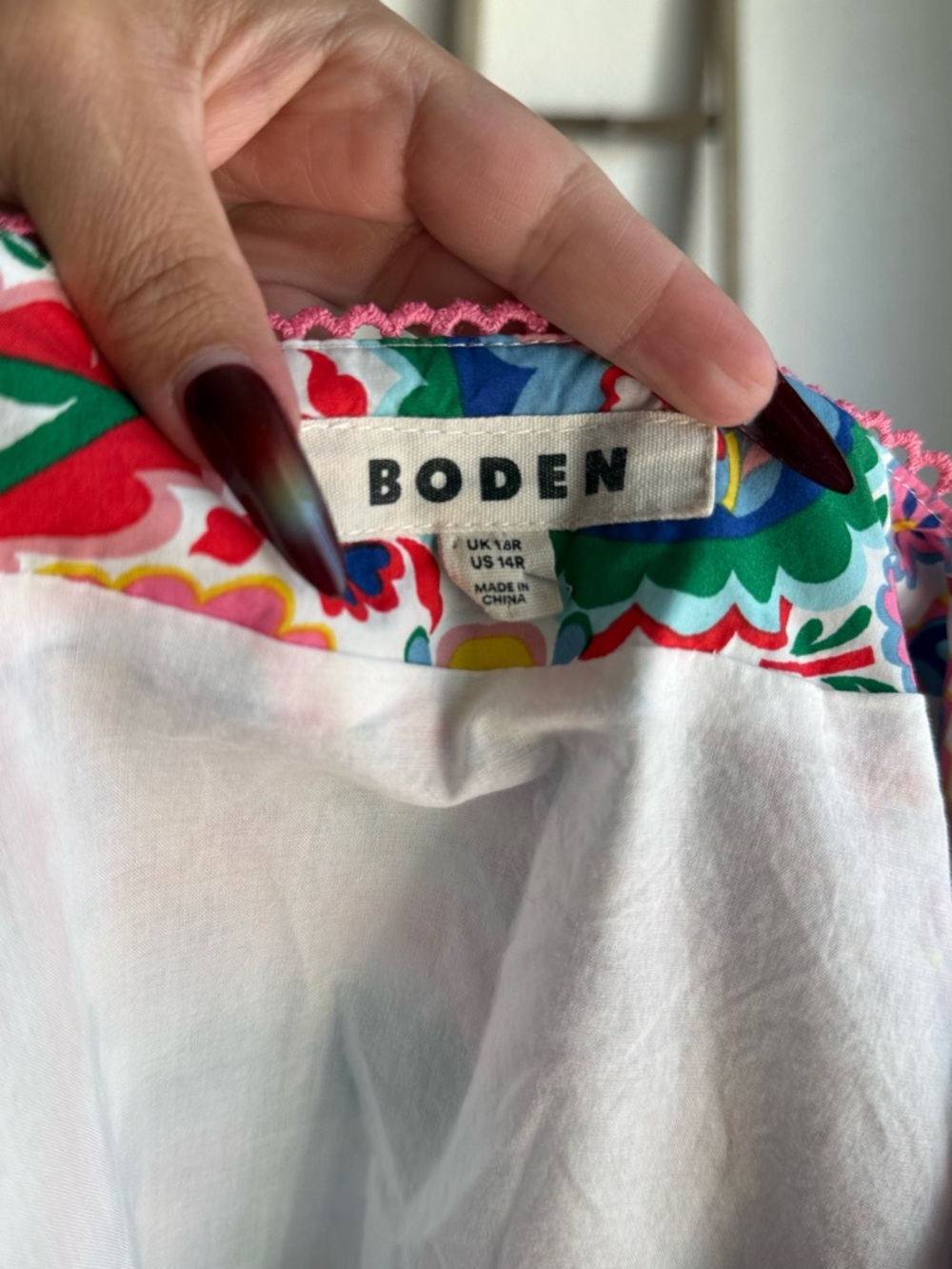 Boden Multicolor Paisley Maxi Dress - Picture 6 of 6
